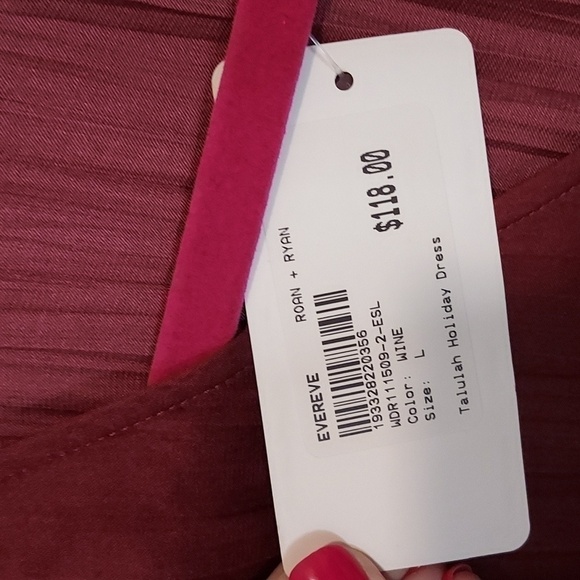 Roan + Ryan Talulah Holiday Dress in Wine - Picture 8 of 12